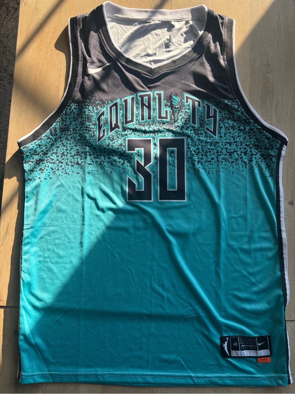 Nike New York Liberty Breanna Stewart #30 Black Jersey Size Large